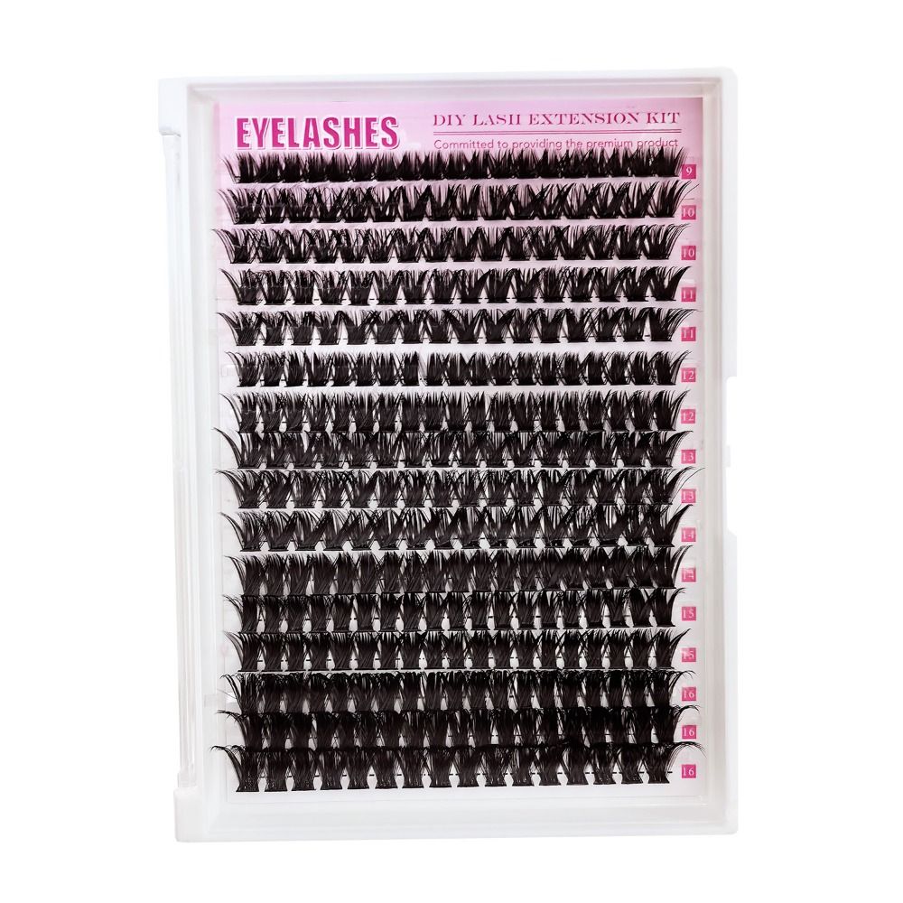 Eyelash Extension Wispy Look - Natural Look False Eyelashes Bond and