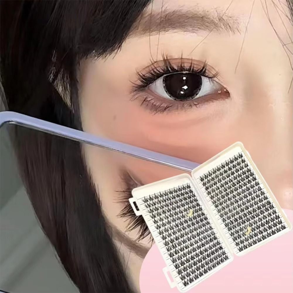Eyelash Extension Wispy Look - Natural Look False Eyelashes Bond and
