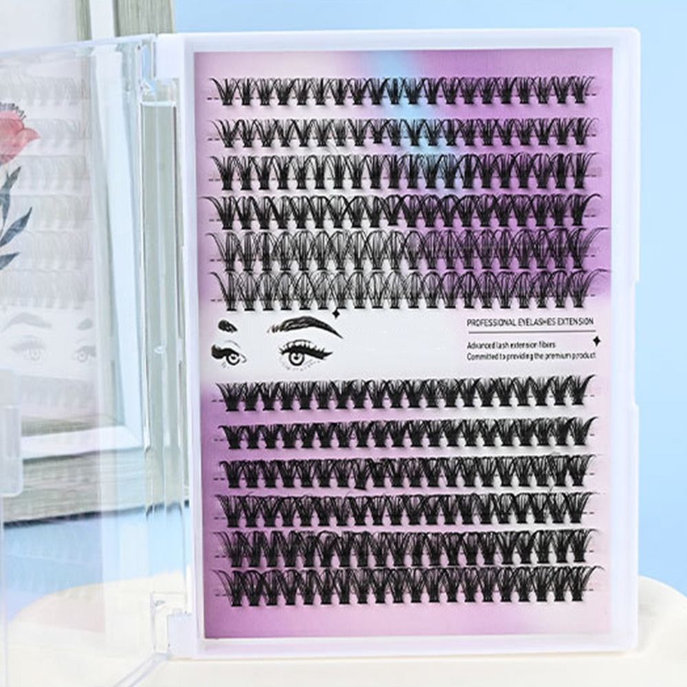 Natural Look False Eyelashes W - đánh giá và giá Eyelash Extension Wispy Look