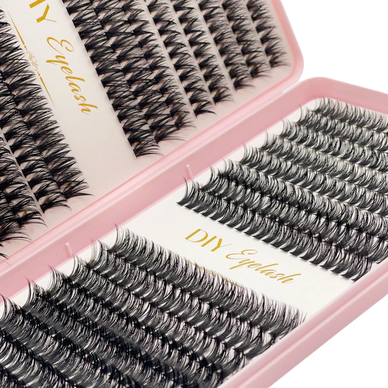 640pcs DIY Personal Lashes 40P - đánh giá và giá Eyelash Extension Wispy Look
