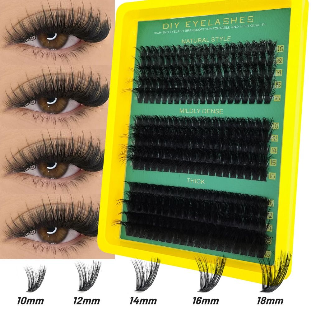 Natural Look False Eyelashes B - đánh giá và giá Eyelash Extension Wispy Look