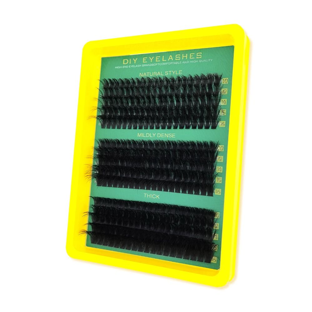 Natural Look False Eyelashes B - đánh giá và giá Eyelash Extension Wispy Look