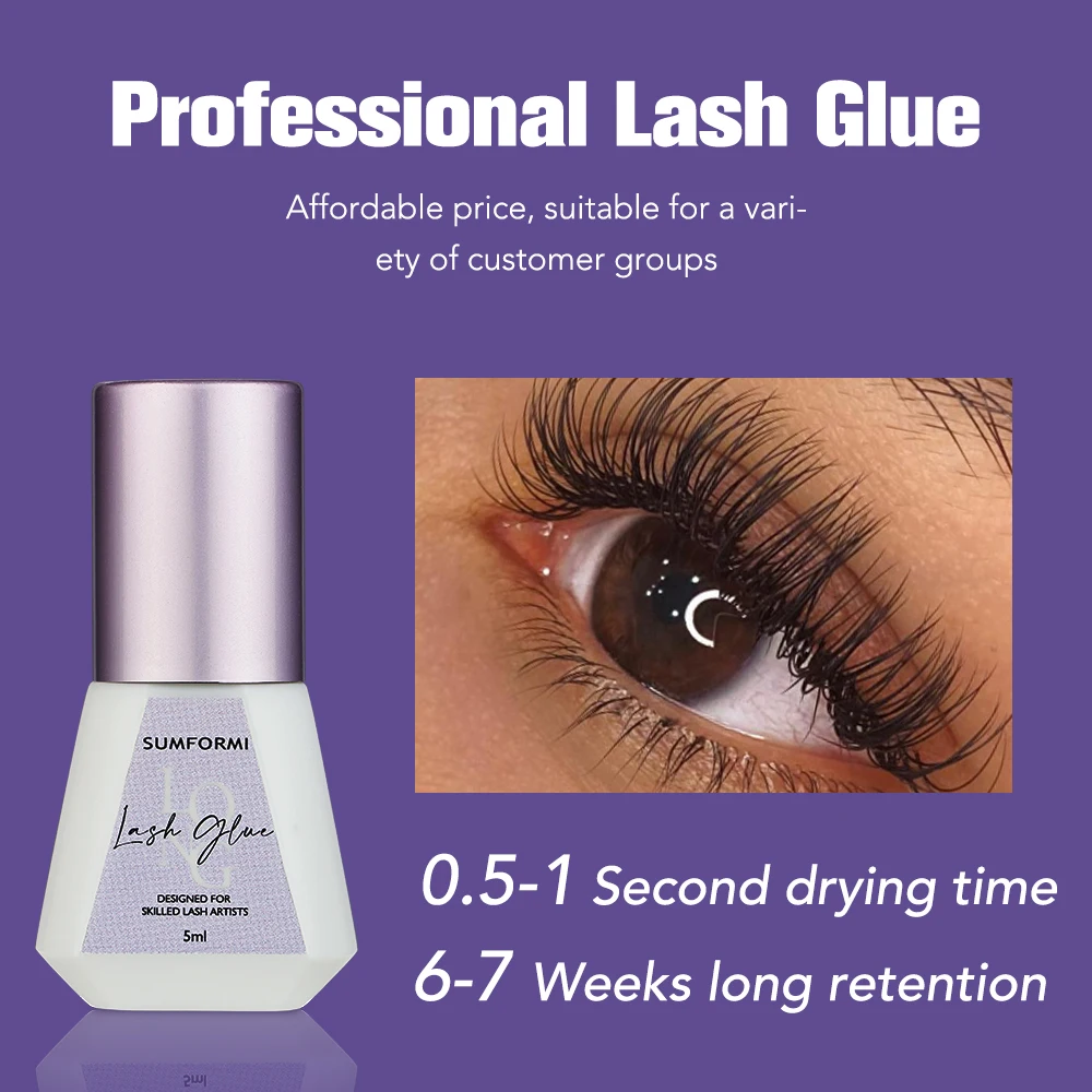 Thin Black Eye Lash Glue 0.5s  - đánh giá và giá Eyelash Extension Eye Irritation