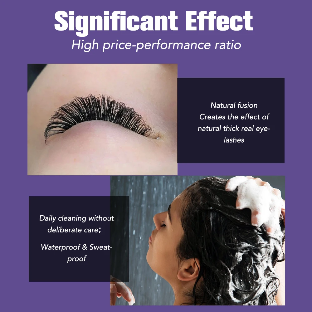 Thin Black Eye Lash Glue 0.5s  - đánh giá và giá Eyelash Extension Eye Irritation