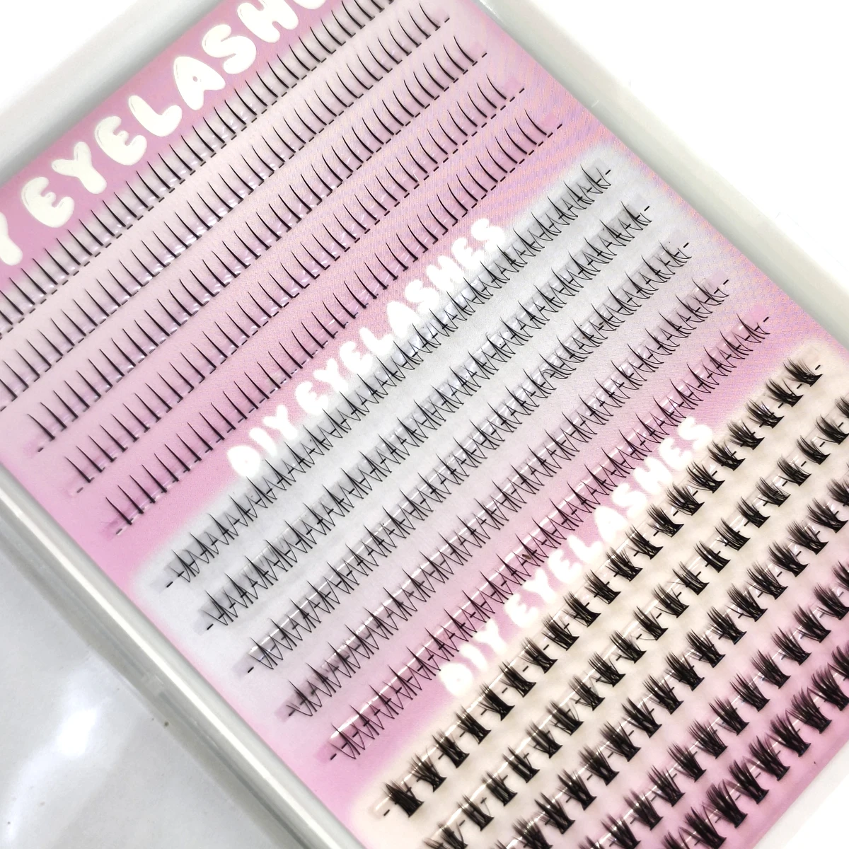 AMSDCN 3styleBottom 15rows  La - đánh giá và giá Eyelash Extension Wispy Look