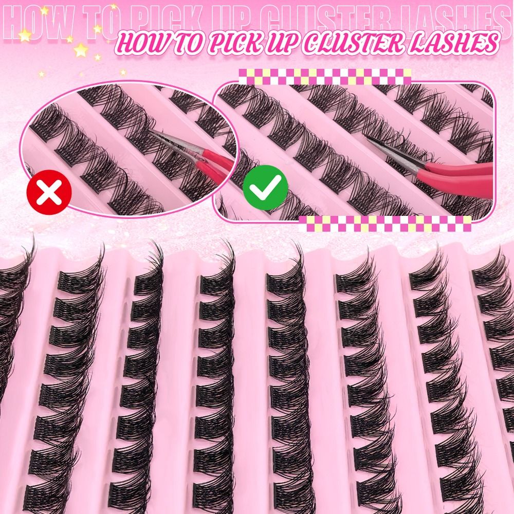 Natural Look False Eyelashes W - đánh giá và giá Eyelash Extension Wispy Look