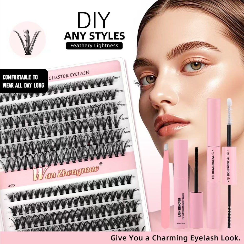 8-16mm Length False Eyelashes  - đánh giá và giá Eyelash Extension Wispy Look