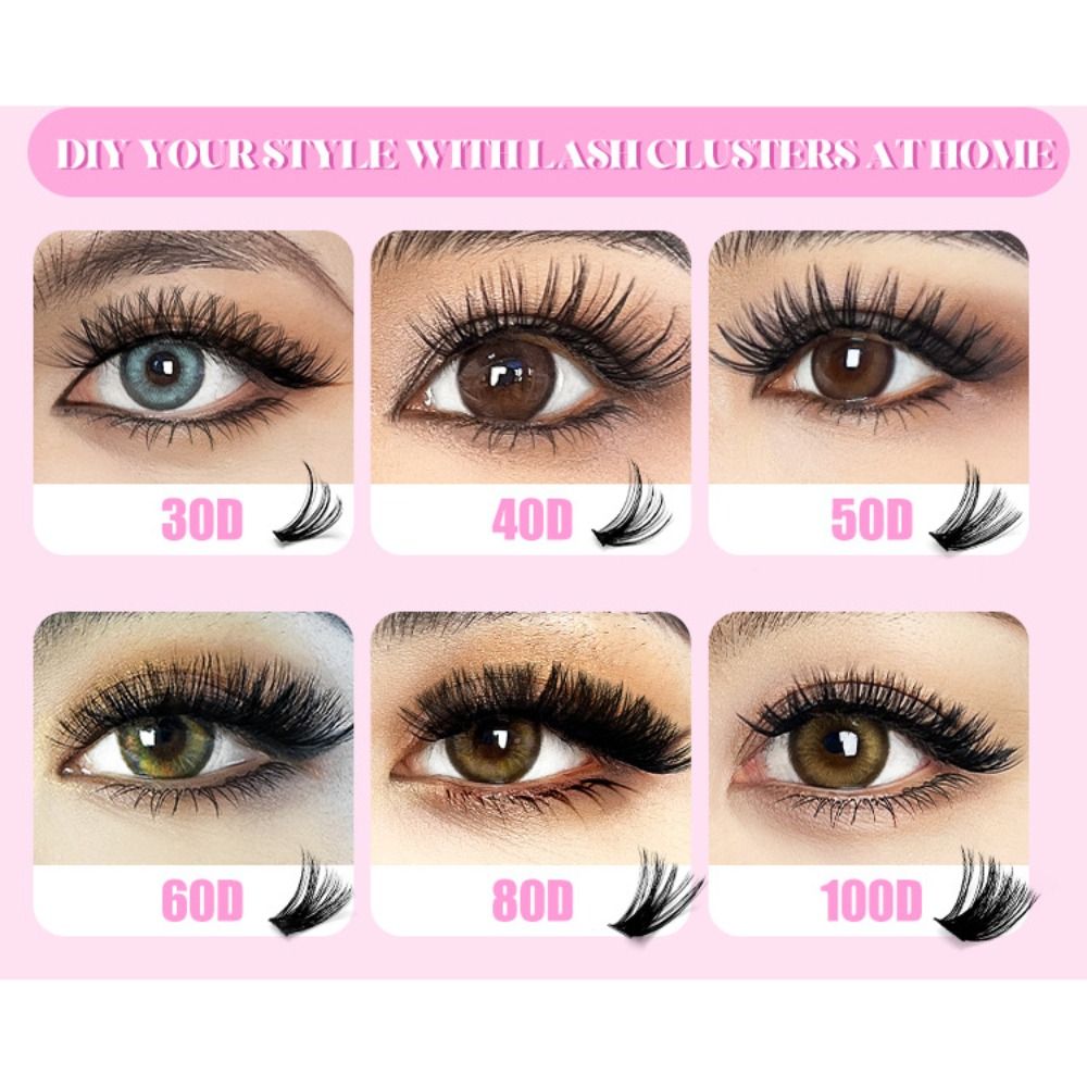 9-16mm Length False Eyelashes  - đánh giá và giá Eyelash Extension Wispy Look