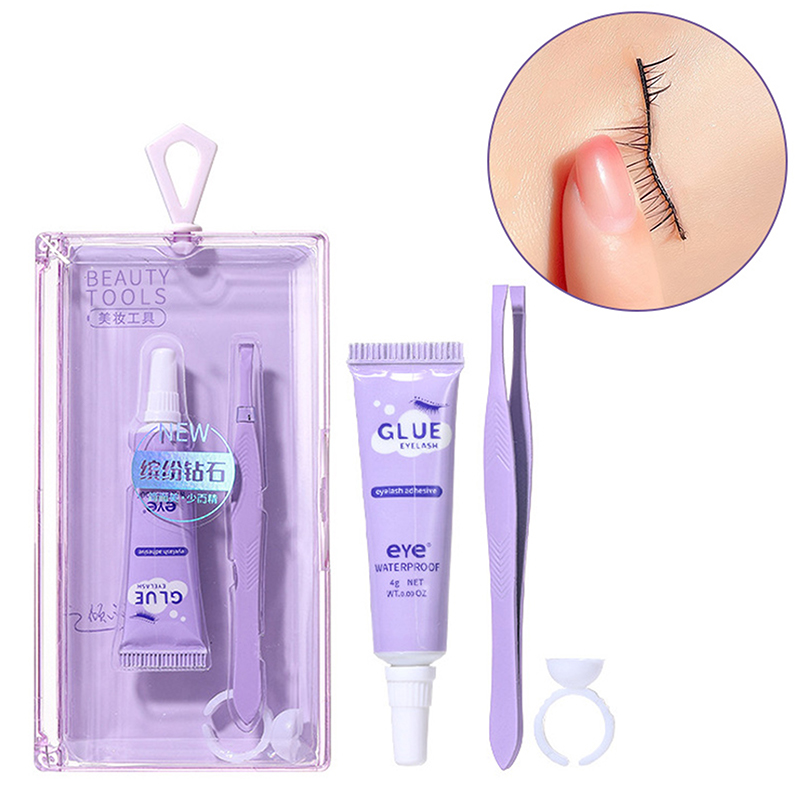 Eyelash Glue With Tweezers Set - đánh giá và giá Eyelash Extension Eye Irritation