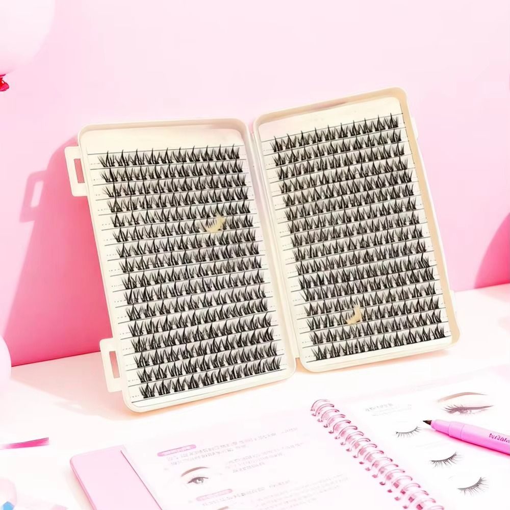 Natural Look False Eyelashes W - đánh giá và giá Eyelash Extension Wispy Look