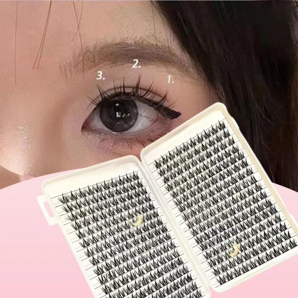 Natural Look False Eyelashes W - đánh giá và giá Eyelash Extension Wispy Look